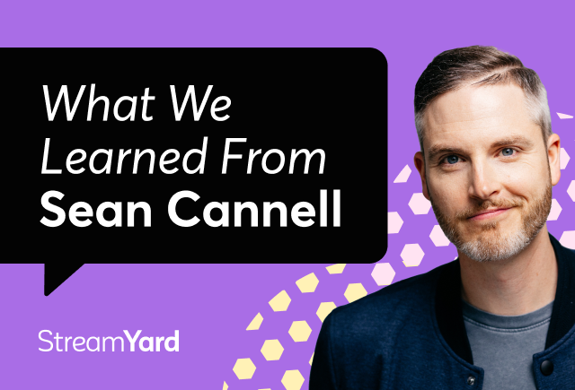 A picture of Sean Cannell. Text reads: What We Learned From Sean Cannell.