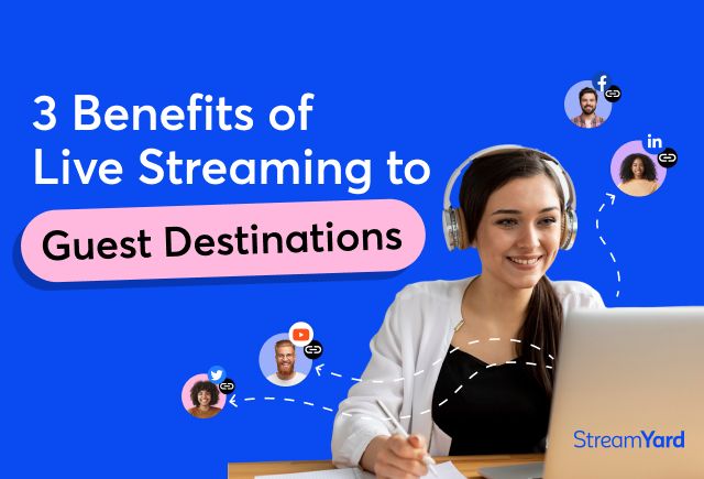 Discover the benefits of streaming to your guests' social media channels with our latest feature, Guest Destinations. Learn how this powerful tool can help you expand your audience and drive more traffic to your website or blog.